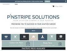 Tablet Screenshot of pinstripesolutions.com